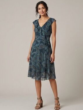 Alyn Paige‎ Ruffle Fairy chiffon Mini Dress